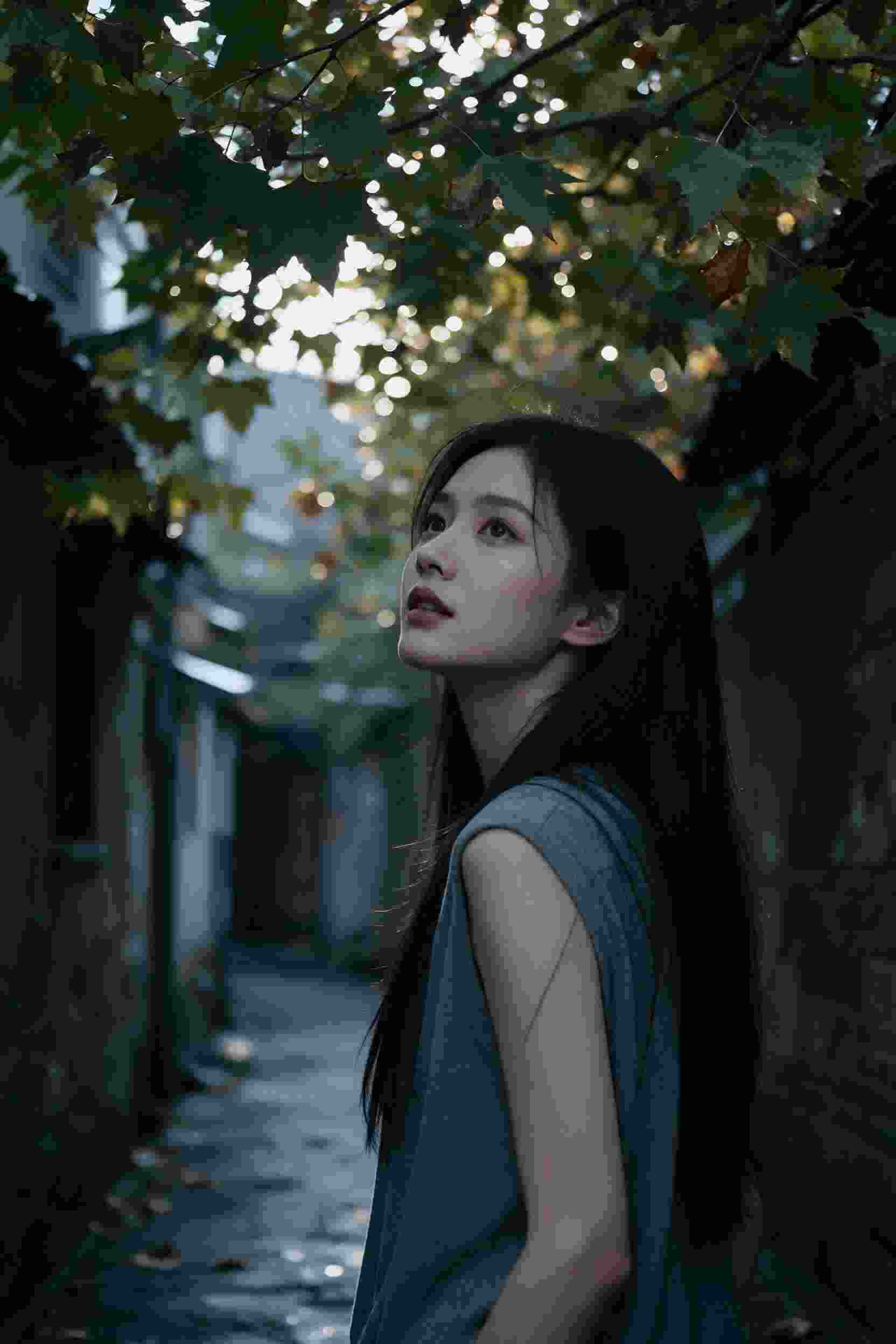 夜色中的邂逅
